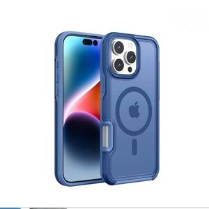 Apple iPhone Case in Stylish Blue - iPhone 16 pro max